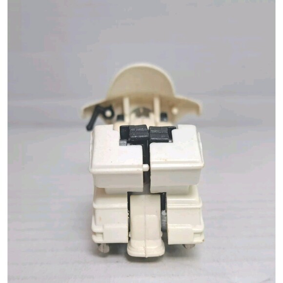 Vtg 1984 GoBots 3" Harley Robo White Bike Figure Tonka Bandai MR-37 Transformer - Picture 3 of 8